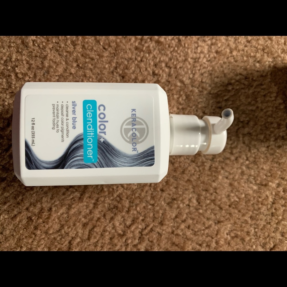 Keracolor silver blue color + conditioner